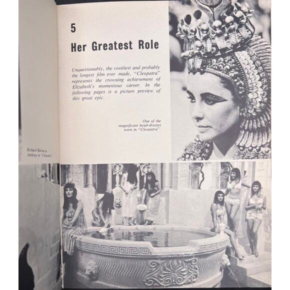 RARE 1963 UK Meet Elizabeth Taylor Magazine Book Cleopatra, National Velvet Liz - Picture 4 of 8